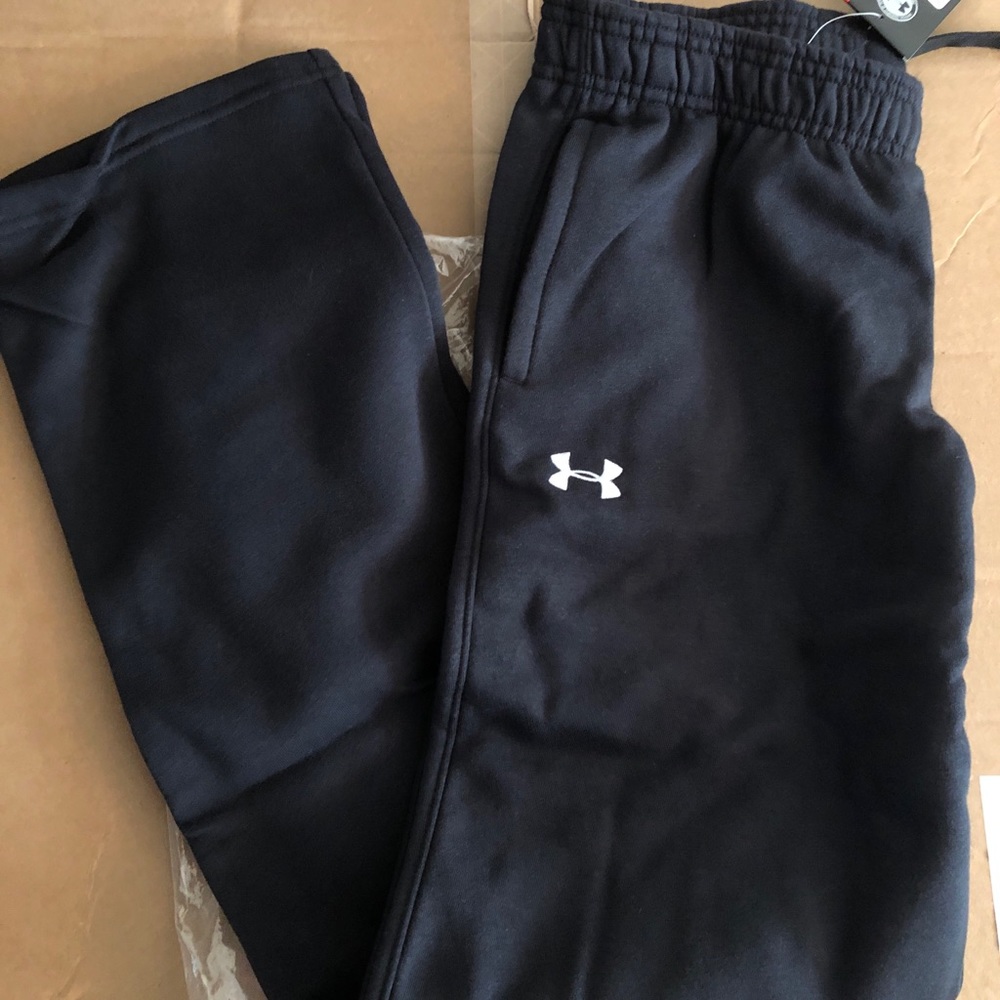 New Under Armour Boys Hustle Fleece Pant Sz:L